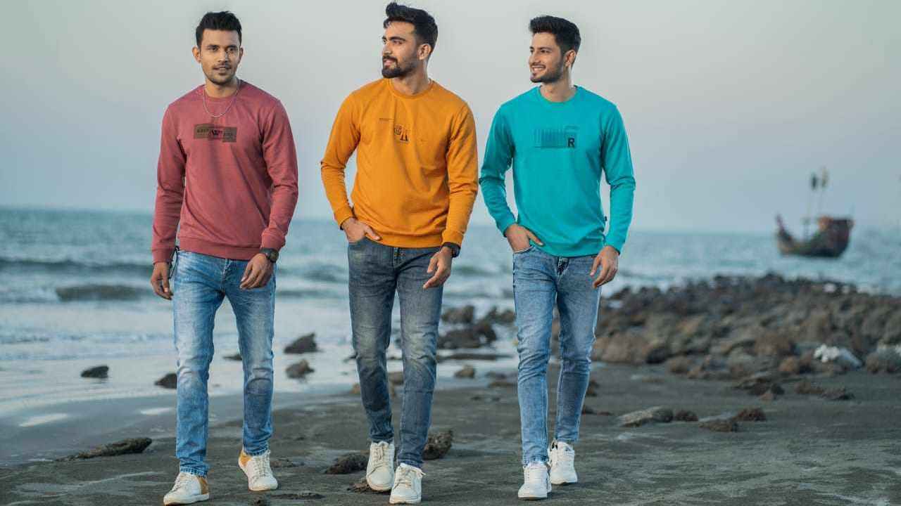 শীতে ইজির পছন্দের ফুল স্লিপ টিশার্ট