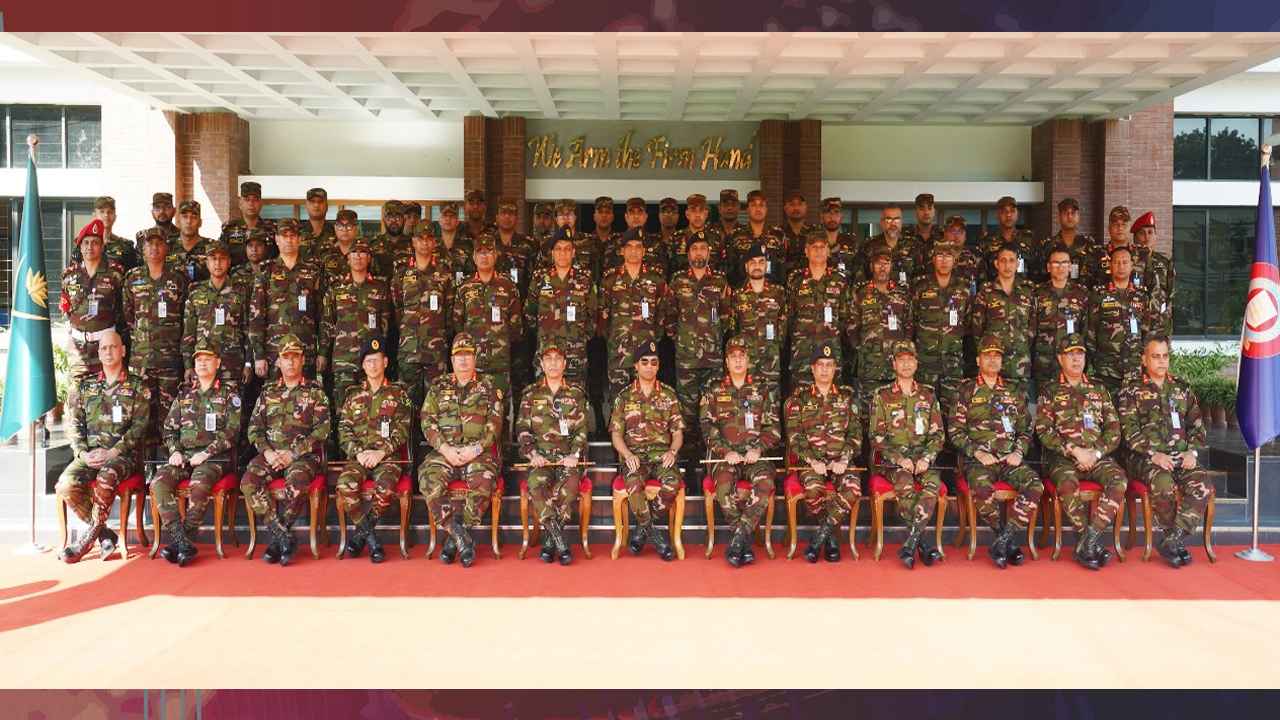 আর্মি অর্ডন্যান্স কোরের ৪৩তম অধিনায়ক সম্মেলনে সেনাপ্রধান