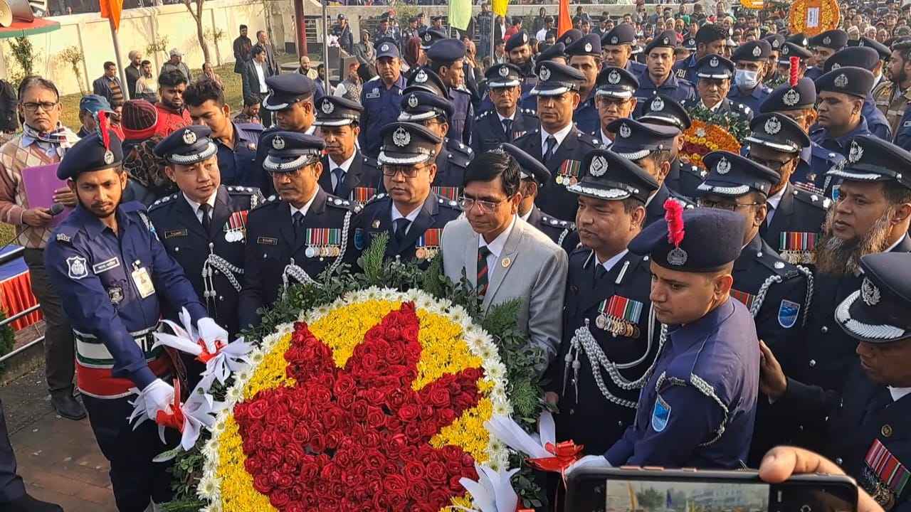 নানা আয়োজনে ফরিদপুরে মহান বিজয় দিবস পালিত