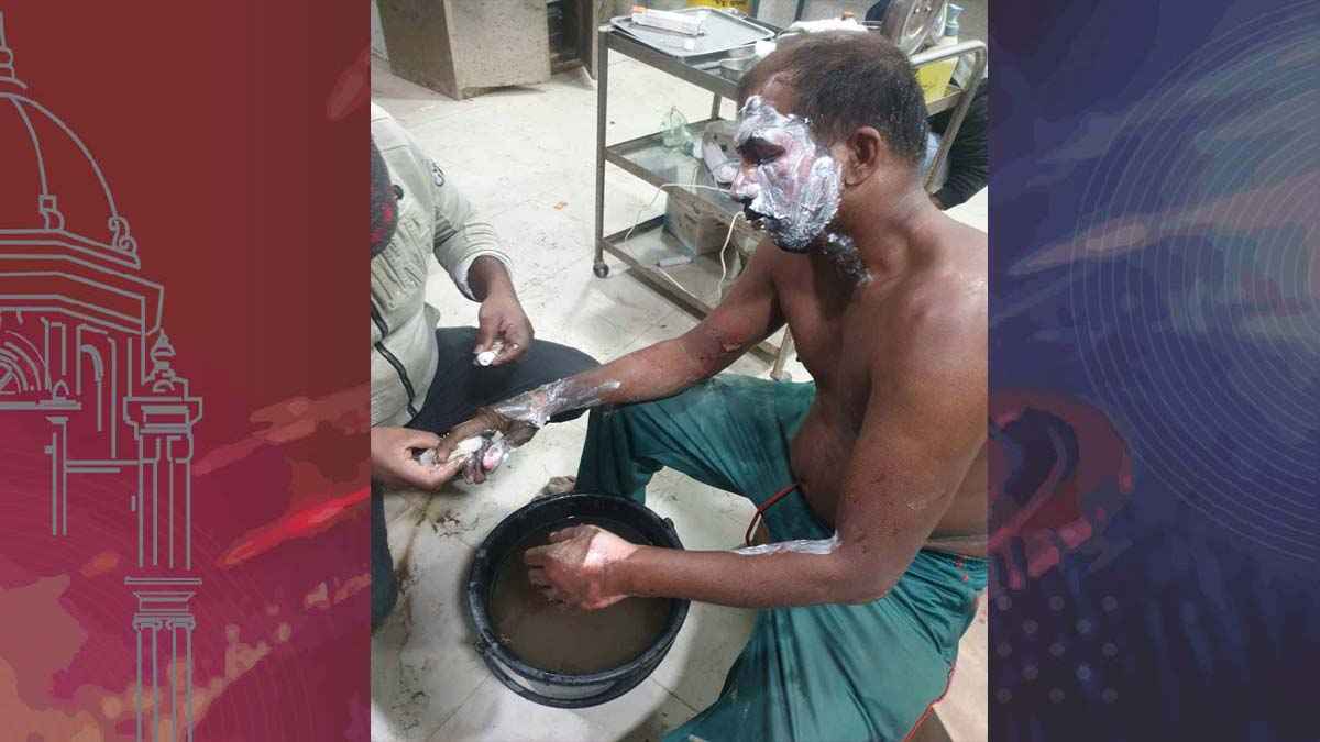 চলন্ত ট্রাকে ককটেল নিক্ষেপ, চালক দগ্ধ