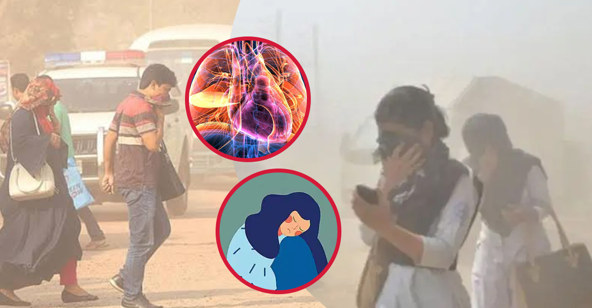 বায়ু দূষণে হুমকির মুখে শারীরিক ও মানসিক স্বাস্থ্য