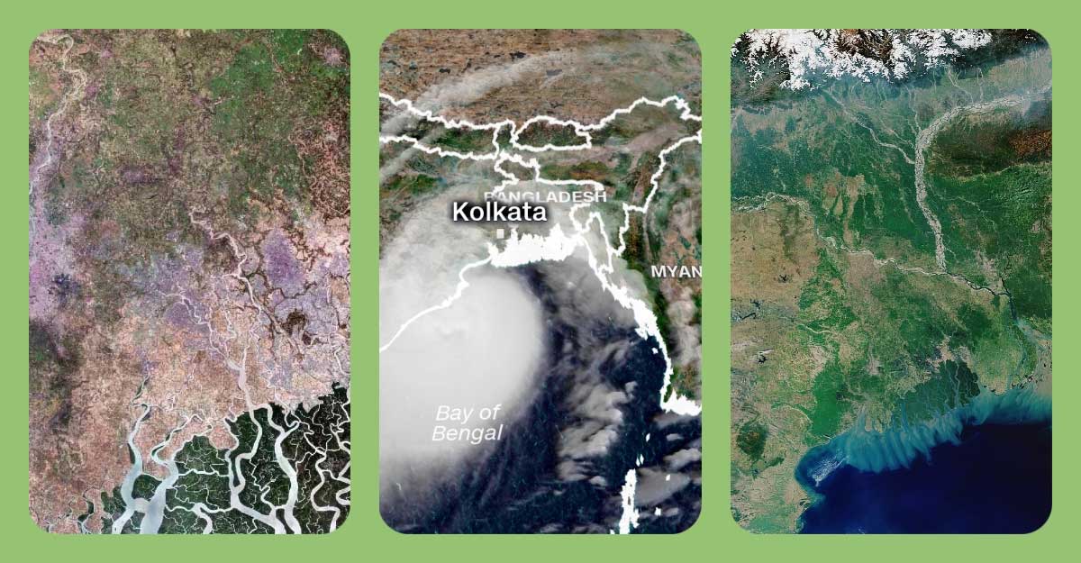 মহাকাশ থেকে বাংলাদেশ দেখতে কেমন?