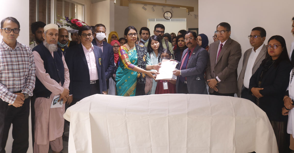 নন্দিতা বড়ুয়ার মরণোত্তর দেহদান: চোখের আলো পেল দুই জন