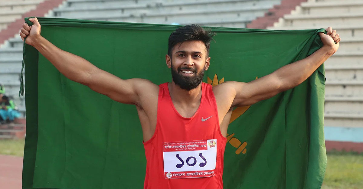 এশিয়ান ইনডোরের ফাইনালে স্বর্ণ জিতলেন বাংলাদেশের ইমরানুর