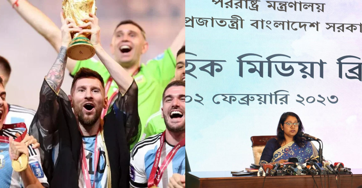 মেসির আর্জেন্টিনা ঢাকা সফরের কোনো তথ্য নেই 