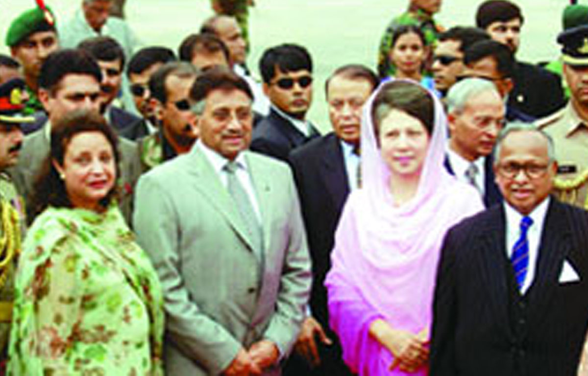 Pervez Musharraf in dhaka