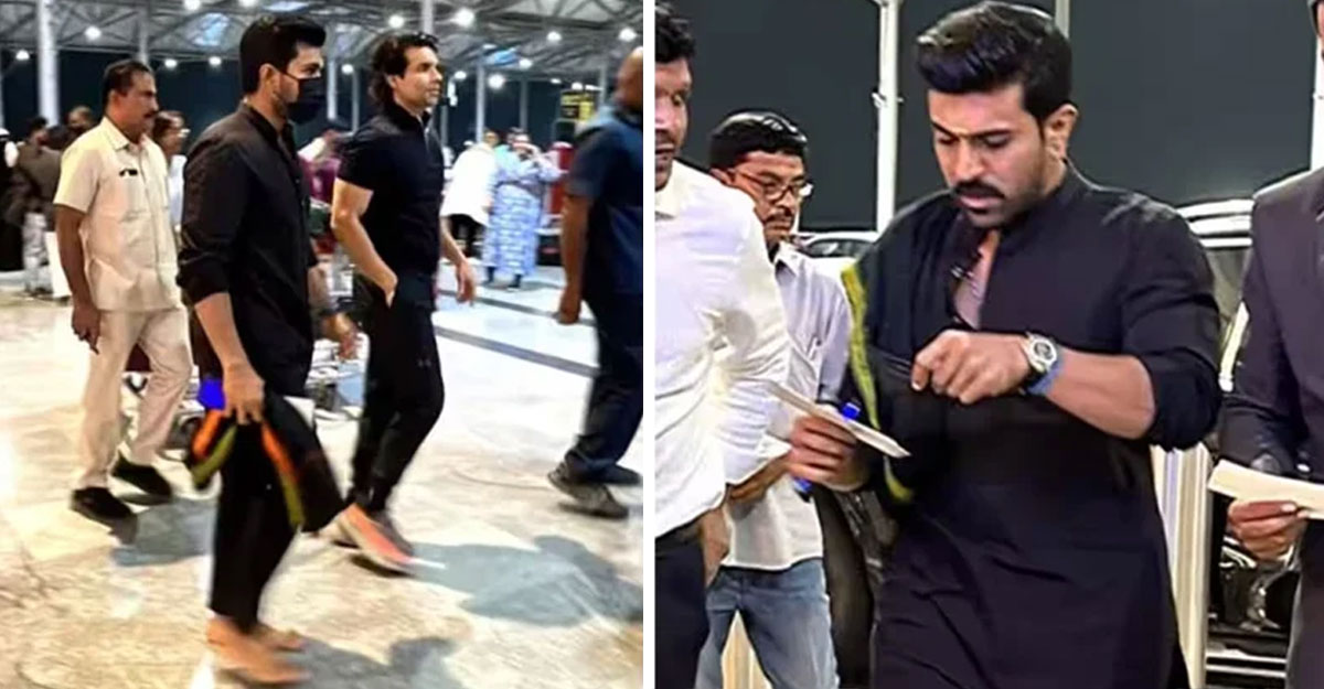 খালি পায়ে আমেরিকা গেলেন রাম চরণ