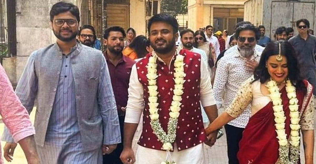 যুবনেতা ফাহাদ আহমেদকে বিয়ে করলেন স্বরা ভাস্কর