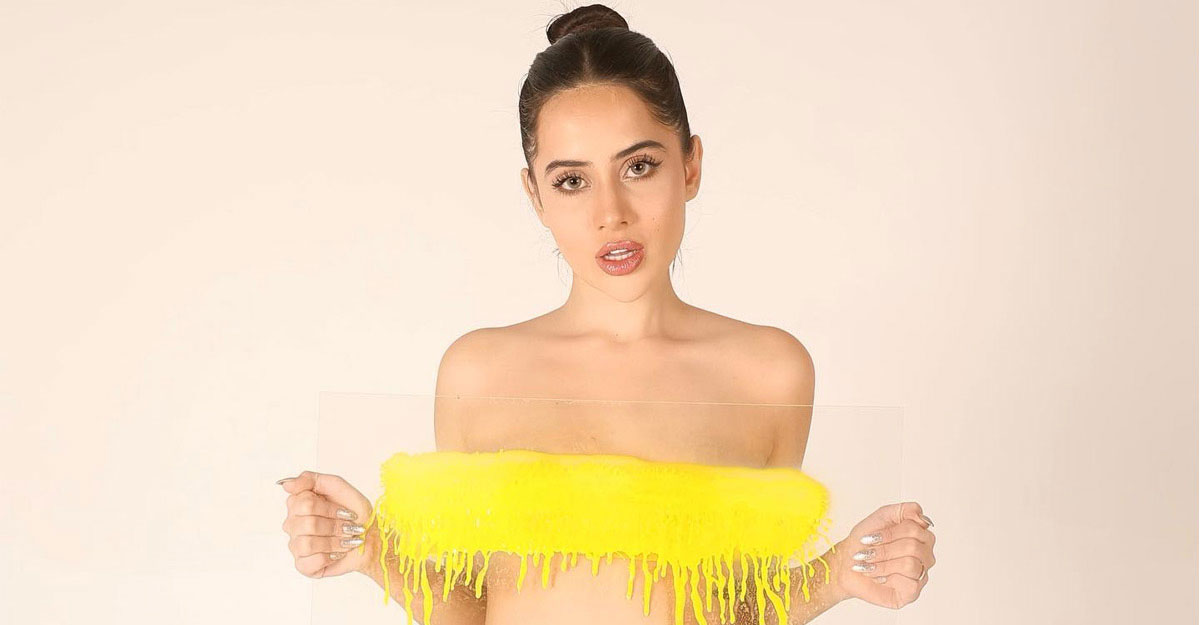 এবার পলিথিনের স্কার্ট পরলেন উরফি