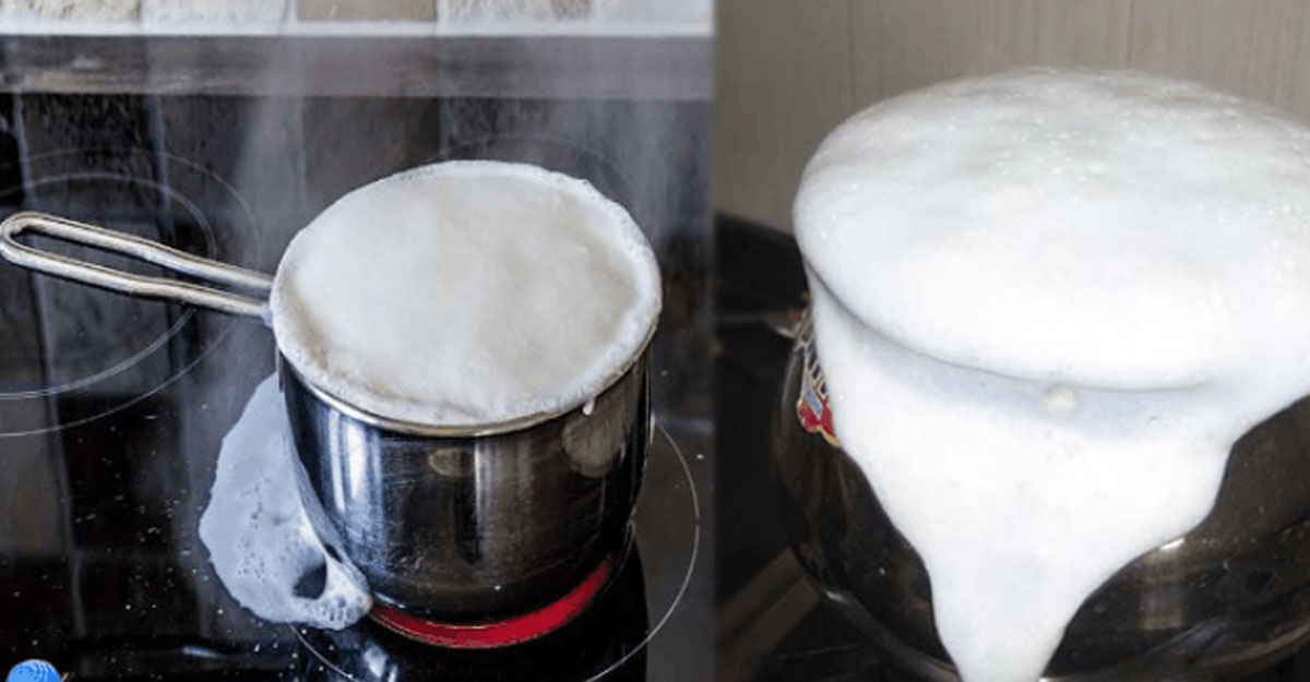 গরম দুধ উপচে পড়বে না মানলে যেসব উপায়