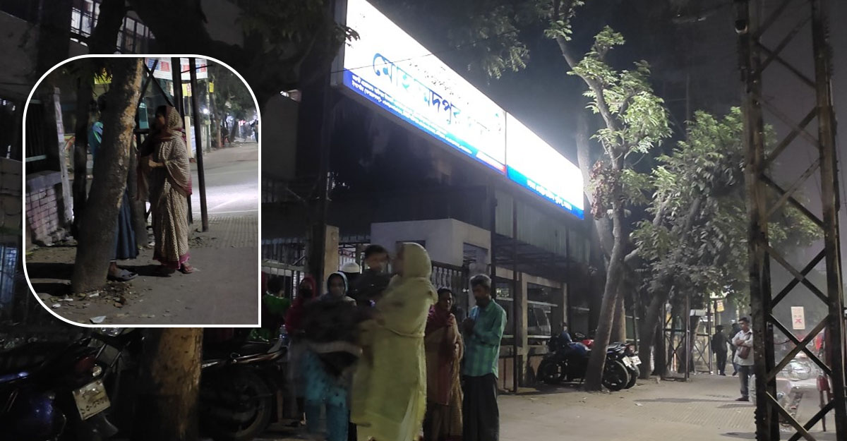 ছেলে থানা হাজতে, বাইরে মায়ের কান্না