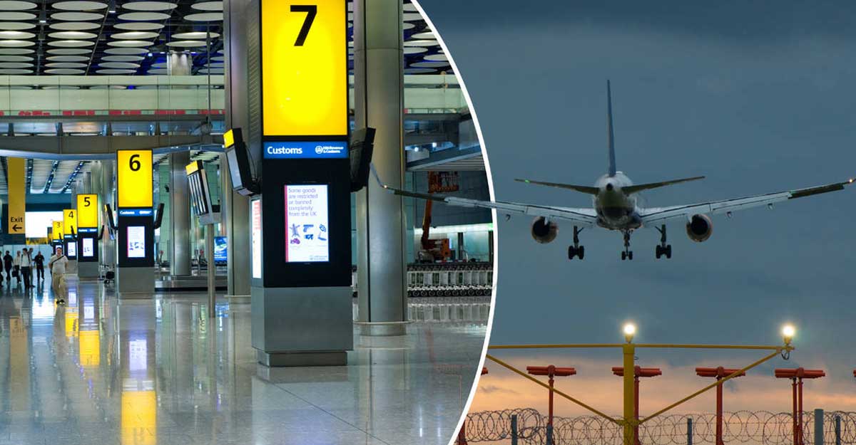 হিথ্রো বিমানবন্দরে তেজস্ক্রিয় ইউরোনিয়াম উদ্ধার