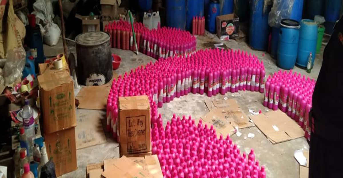 ঝিনাইদহে নকল ভিক্সল-হ্যান্ডওয়াশ তৈরি, মালিক-ম্যানেজারের জরিমানা