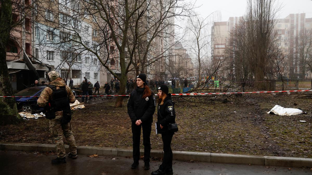 aircraft crashes near nursery outside Kyiv