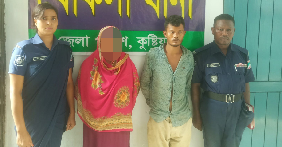 খোকসায় ভ্যানচালক হত্যায় তরুণীসহ দুজন আটক