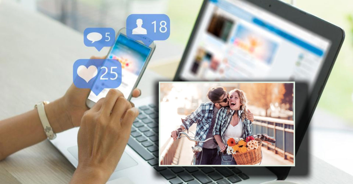 সামাজিক মাধ্যমে ব্যক্তিগত মুহূর্তের ছবি দেওয়া যুগলরা সুখী নন