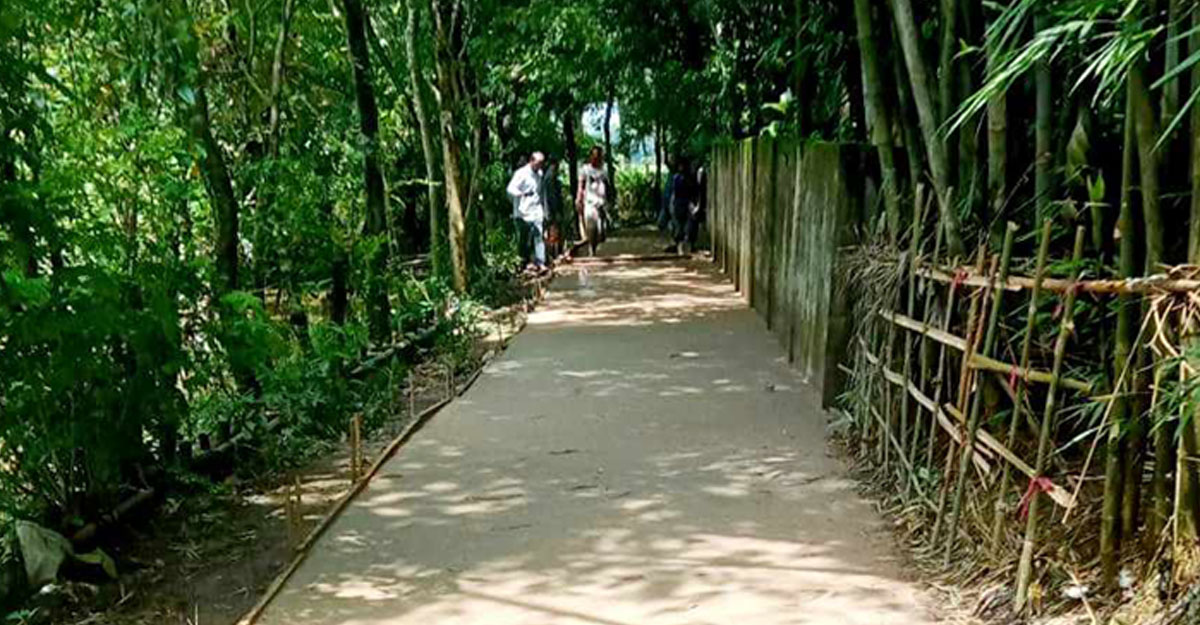 সংসদ সদস্যের অনুদানে সিলেটে পাকা সড়ক পেলেন এলাকাবাসী