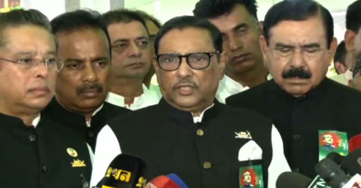 জাতিসংঘের মধ্যস্থতা করার মতো সংকট দেশে হয়নি: কাদের