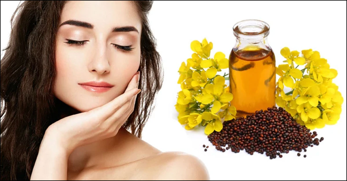 মুখে সরিষার তেল মাখলে কী হয়?