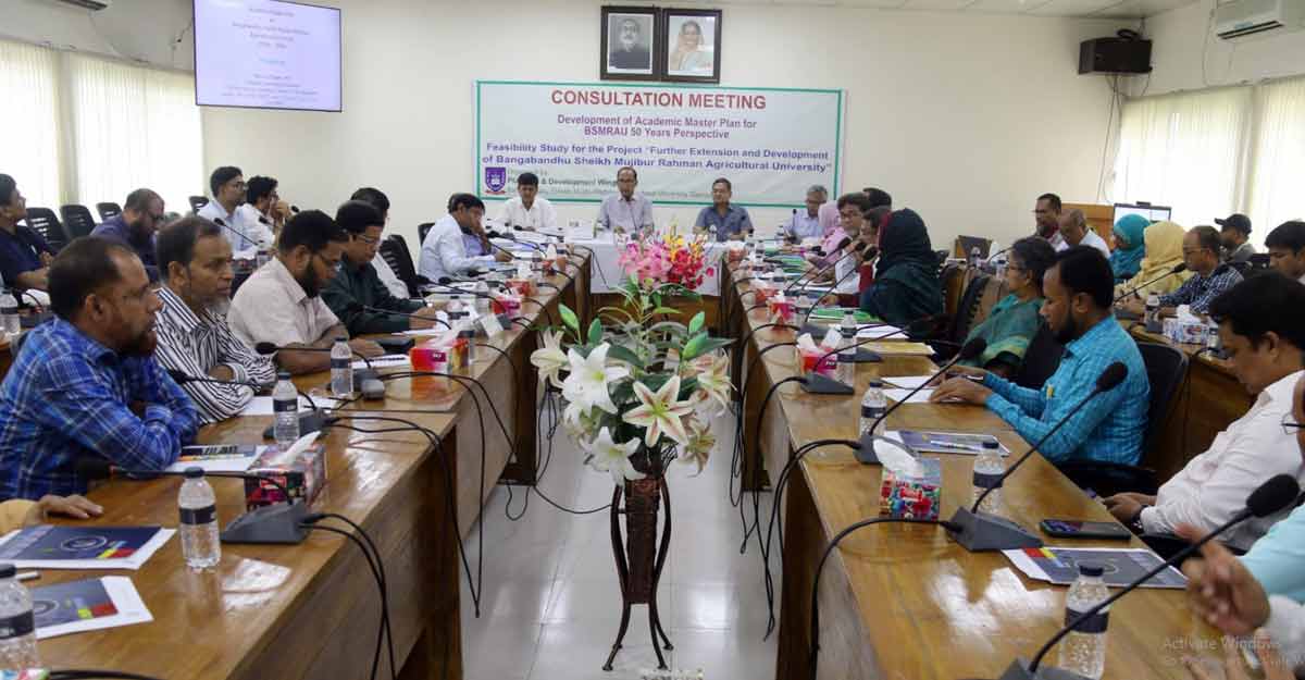 বঙ্গবন্ধু শেখ মুজিবুর রহমান কৃষি বিশ্ববিদ্যালয়ের মাস্টার প্লান
