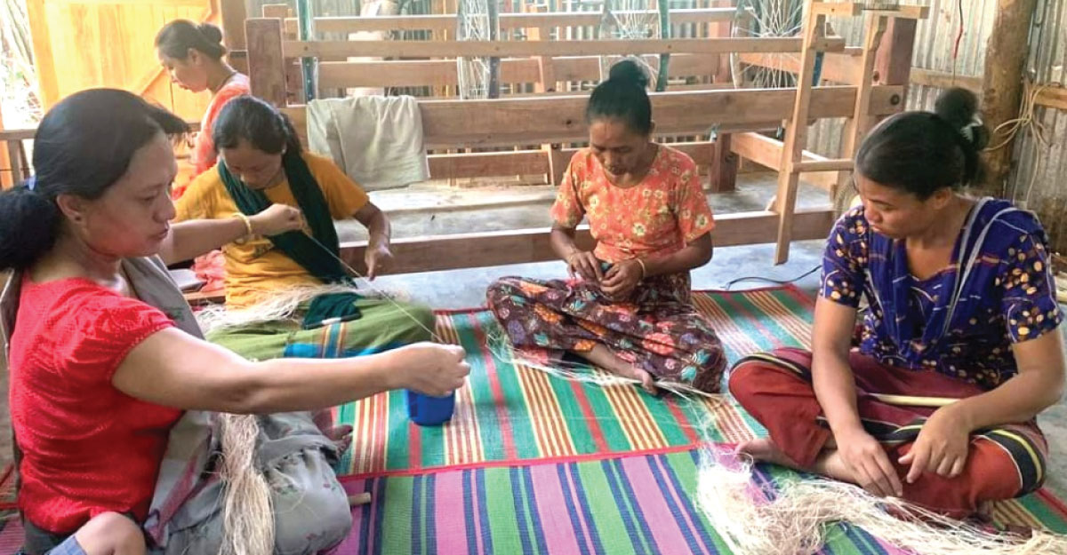 কলা গাছের সুতা দিয়ে এবার তৈরি হচ্ছে বানানা সিল্ক শাড়ি