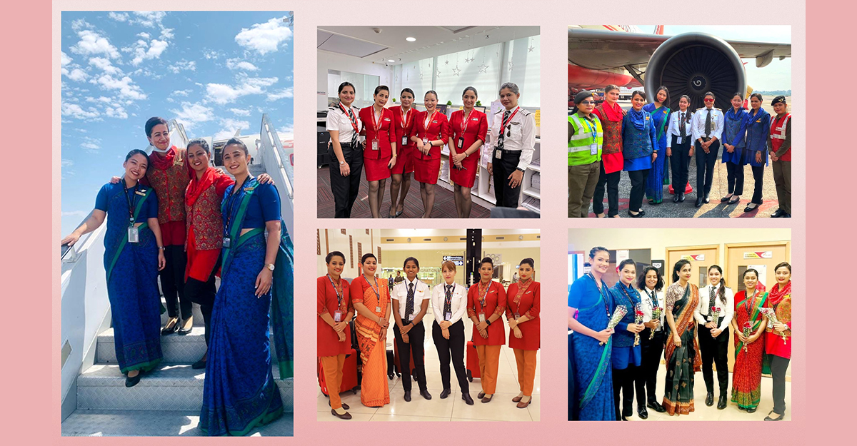 এয়ার ইন্ডিয়ার ৯০ বিমানের পাইলট থেকে বিমানবালা, সকলেই নারী!