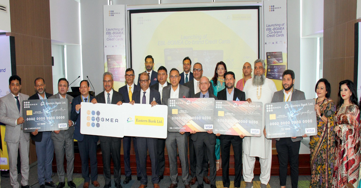 বিজিএমইর জন্য ইবিএলের কো-ব্র্যান্ড ক্রেডিট কার্ড