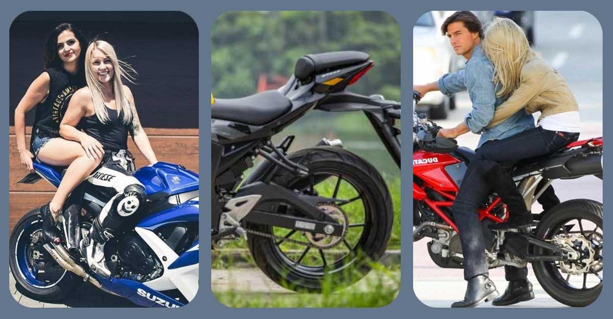 স্পোর্টস বাইকের পেছনের সিট উঁচু হয় কেন?