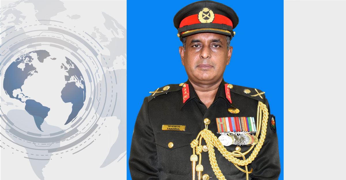 জাতিসংঘ শান্তিরক্ষা মিশনে ফোর্স কমান্ডার সেনাবাহিনীর ফখরুল আহসান