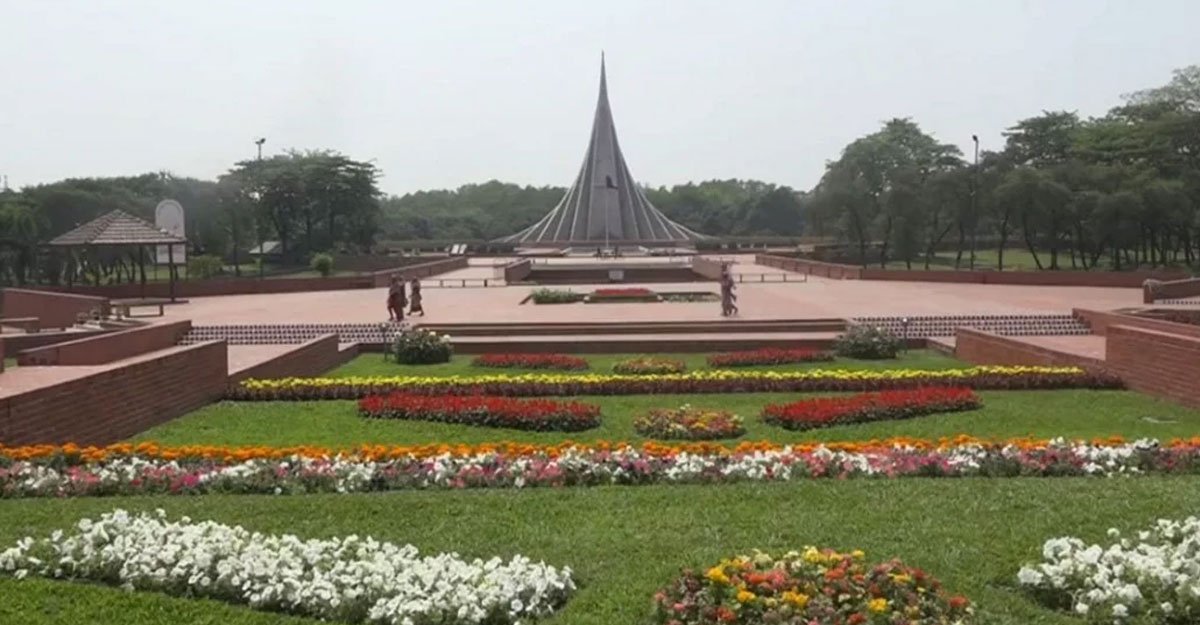 স্বাধীনতা দিবস উদযাপনে প্রস্তুত জাতীয় স্মৃতিসৌধ