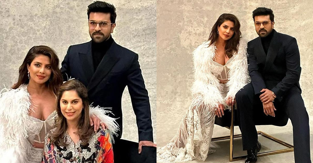 প্রিয়াঙ্কার সঙ্গে কী করছেন রামচরণ