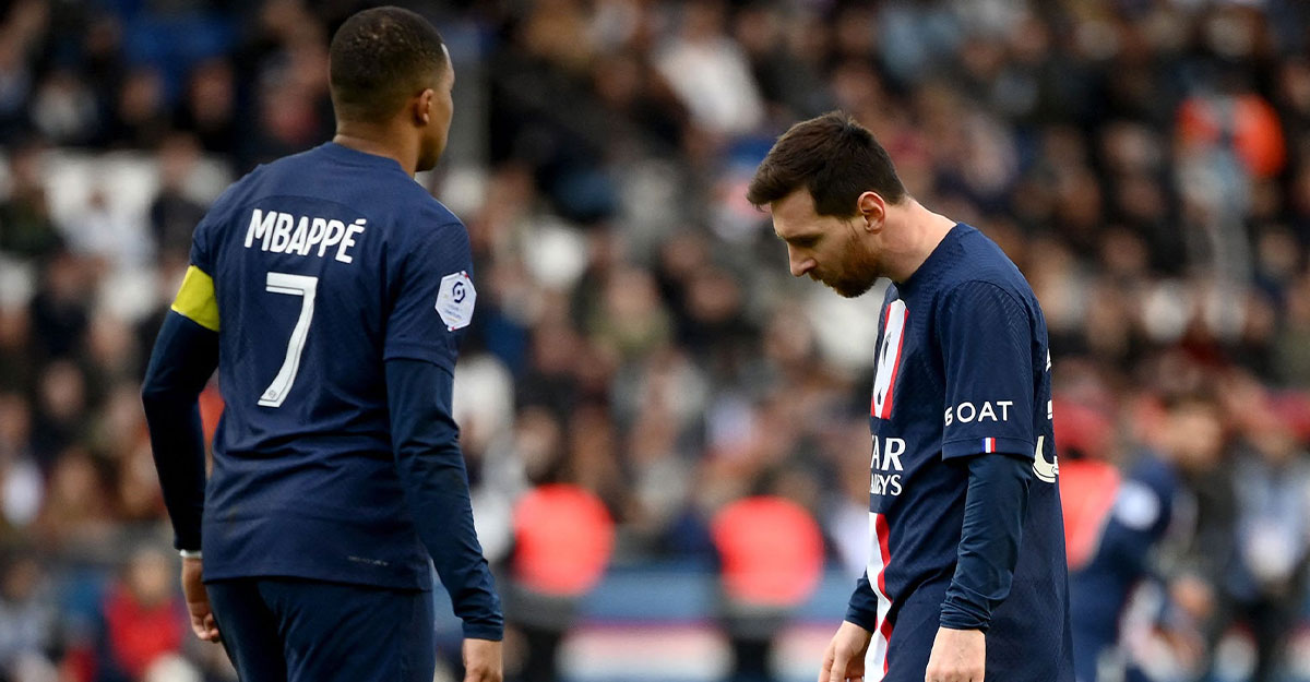 রেনের কাছে আবারও ধরাশায়ী মেসি-এমবাপেরা