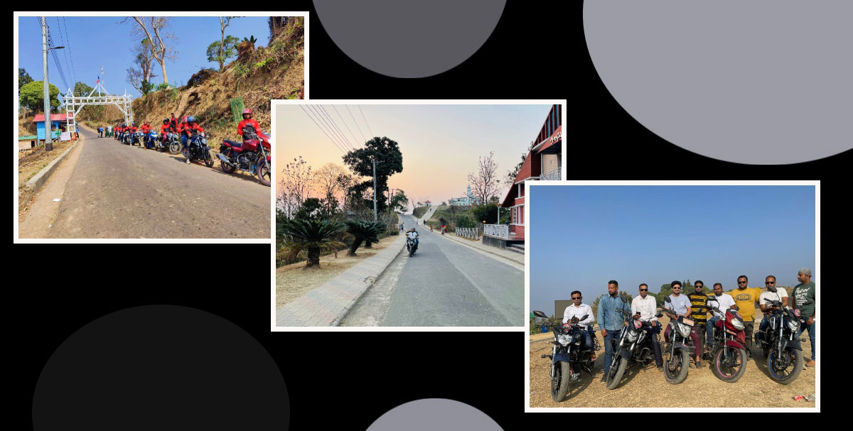 বাইকপ্রেমীদের সাজেক ভ্রমণ