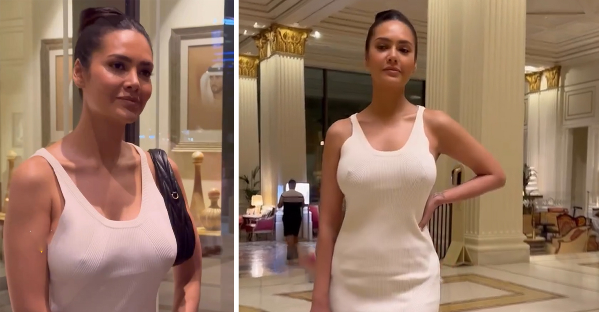 অন্তর্বাস ছাড়া রাস্তায়, কটাক্ষের শিকার এষা