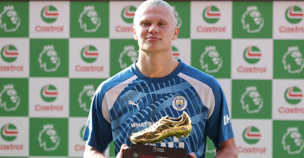 আর্লিং হলান্ডের 'গোল্ডেন বুট' জয়