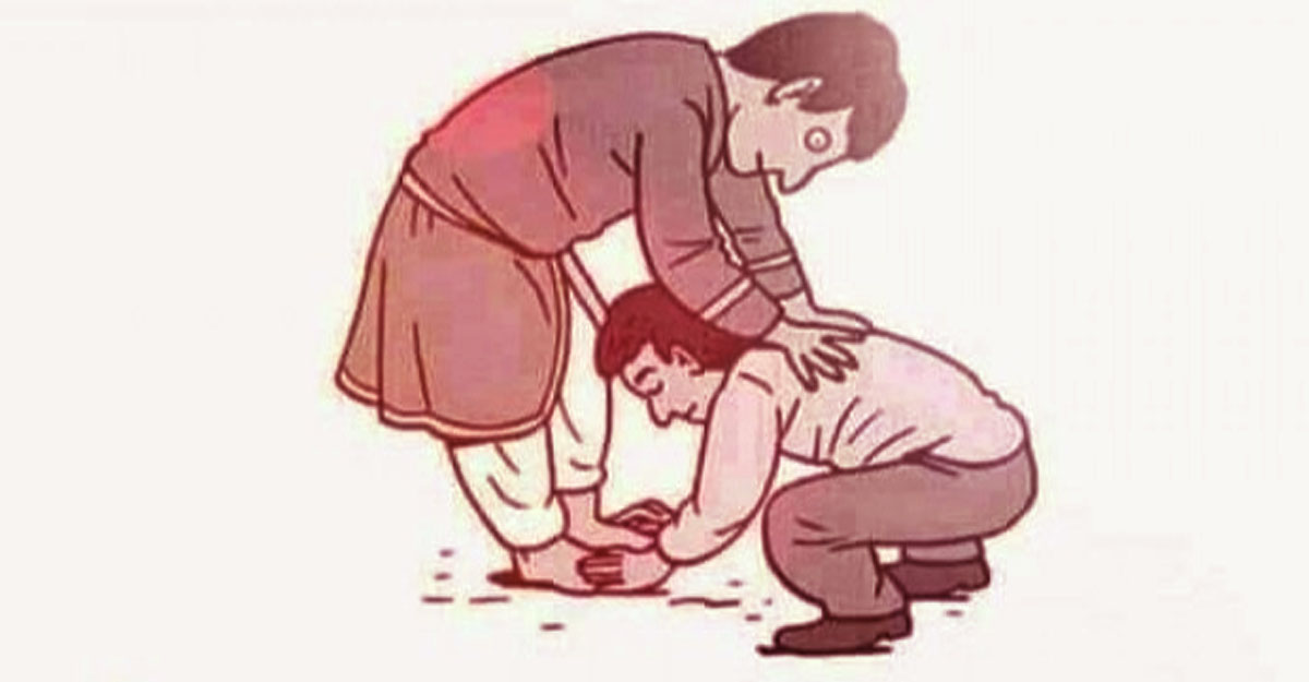 মাথা নিচু করে পা ছুঁয়ে সালাম, ইসলাম কী বলে