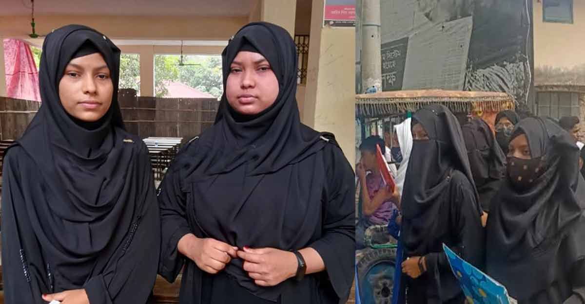 মায়ের লাশ ঘরে রেখে চোখ মুছতে মুছতে পরীক্ষা দিলেন দুইবোন