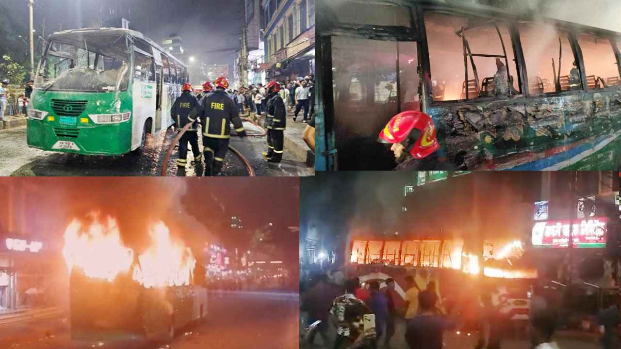 ১২ ঘণ্টায় ১২ জায়গায় আগুন