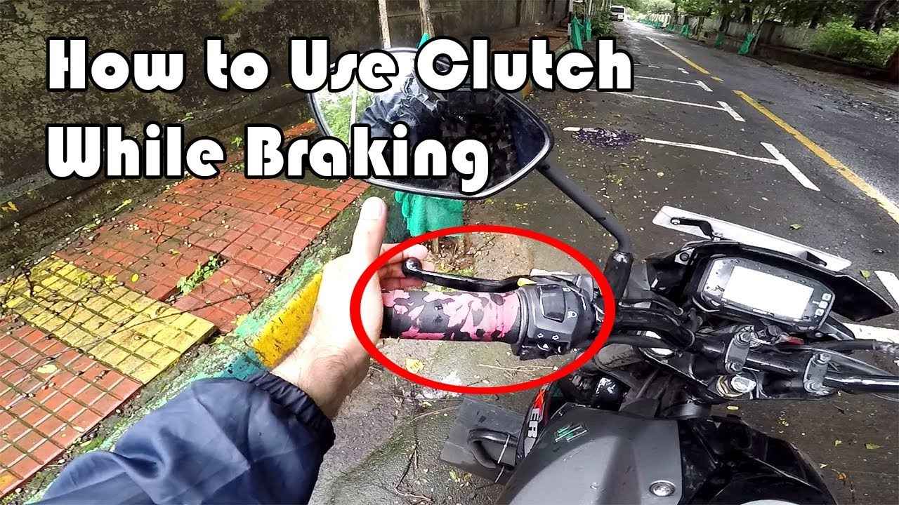 মোটরসাইকেল থামাতে আগে ব্রেক চাপবেন নাকি ক্লাচ