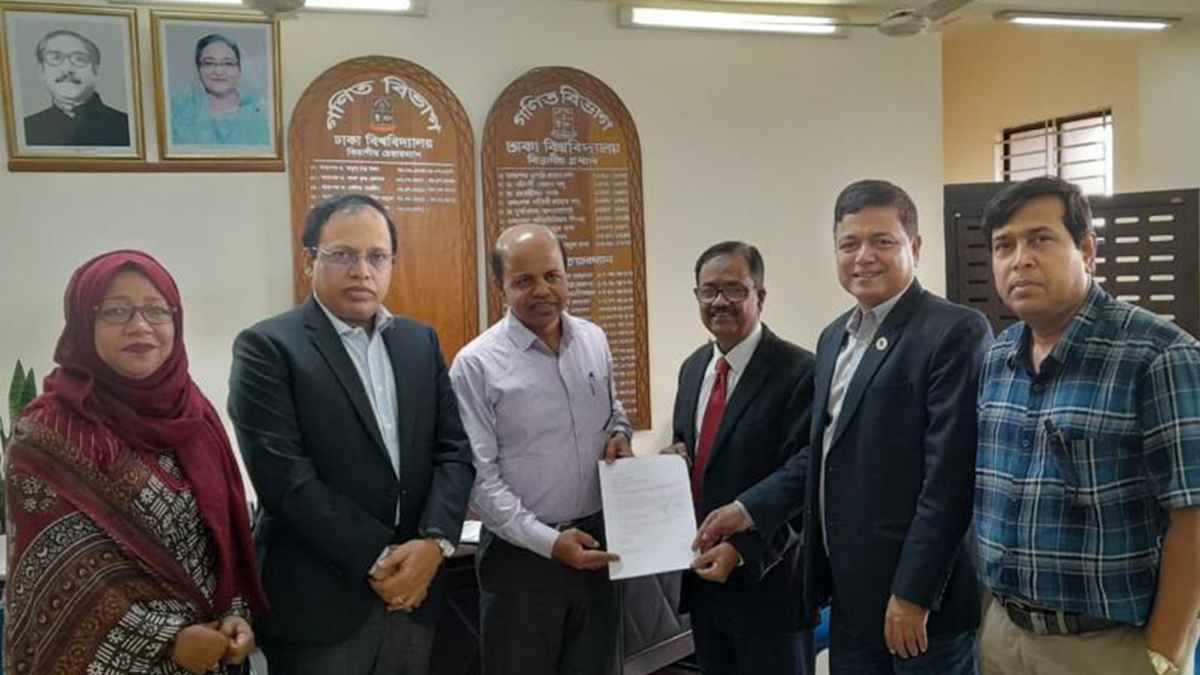 গণিত সমিতির সঙ্গে ইসলামী ব্যাংক ফাউন্ডেশনের স্বাস্থ্য সেবা চুক্তি