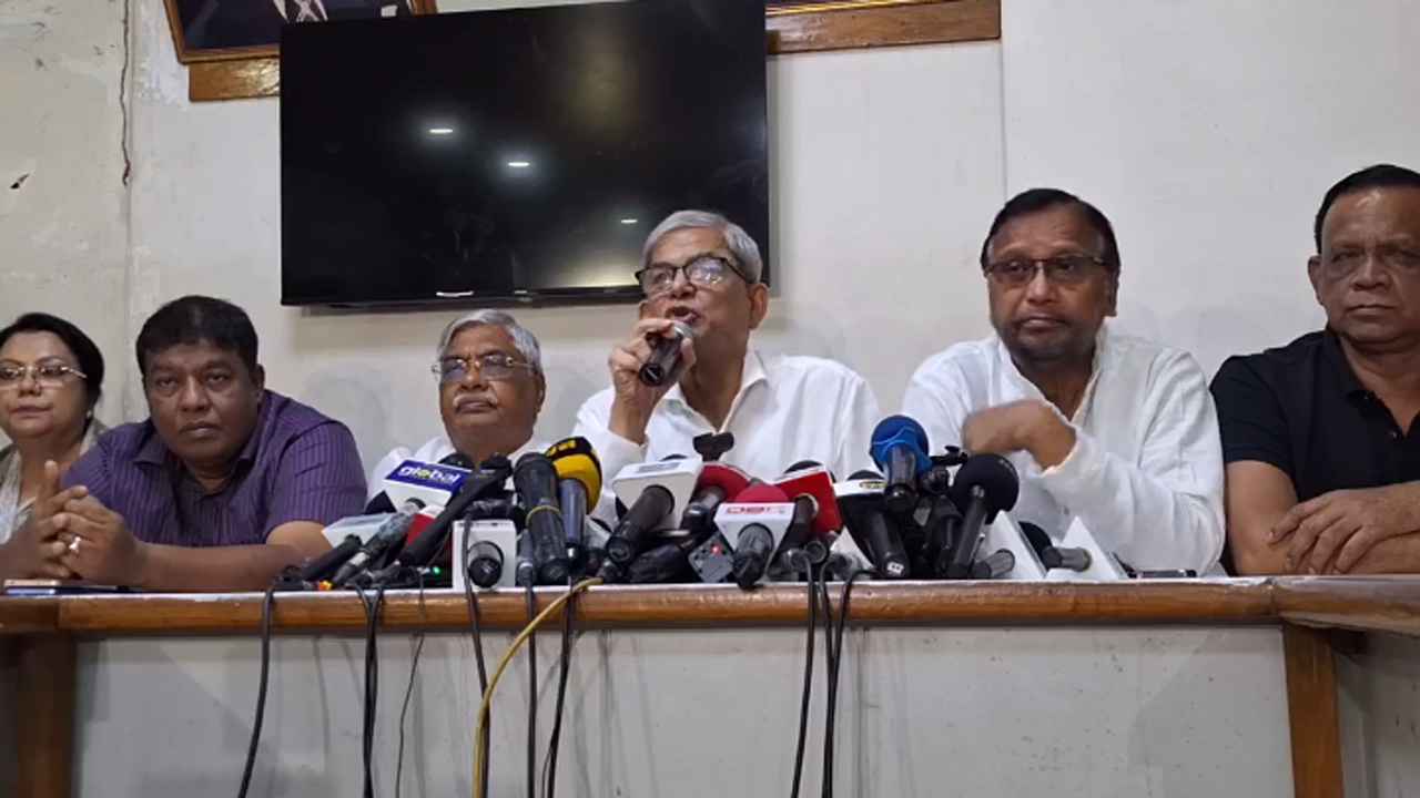 ২৮ অক্টোবর নেতাকর্মীদের বসে যাওয়ার নির্দেশ দিইনি: ফখরুল