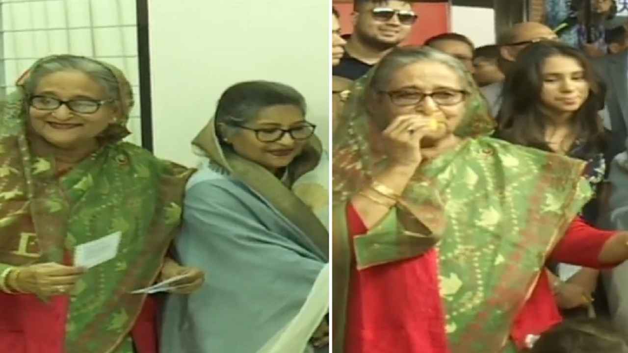 টিকিট কেটে রেলে পদ্মা সেতু পাড়ি দিলেন প্রধানমন্ত্রী