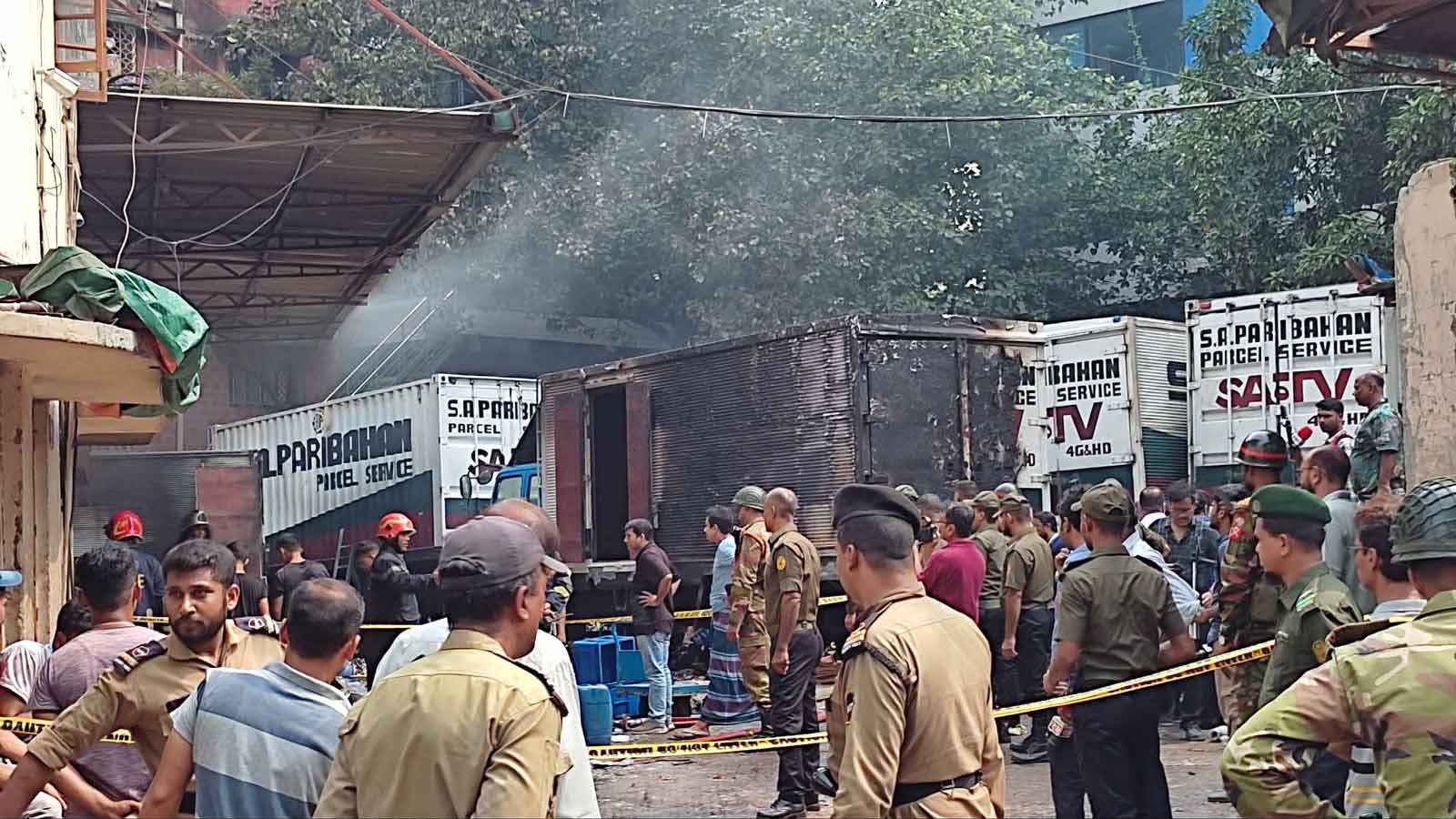 এস এ পরিবহনের ভবনটিতে অগ্নিনির্বাপণ ব্যবস্থা ছিল না: ফায়ার সার্ভিস