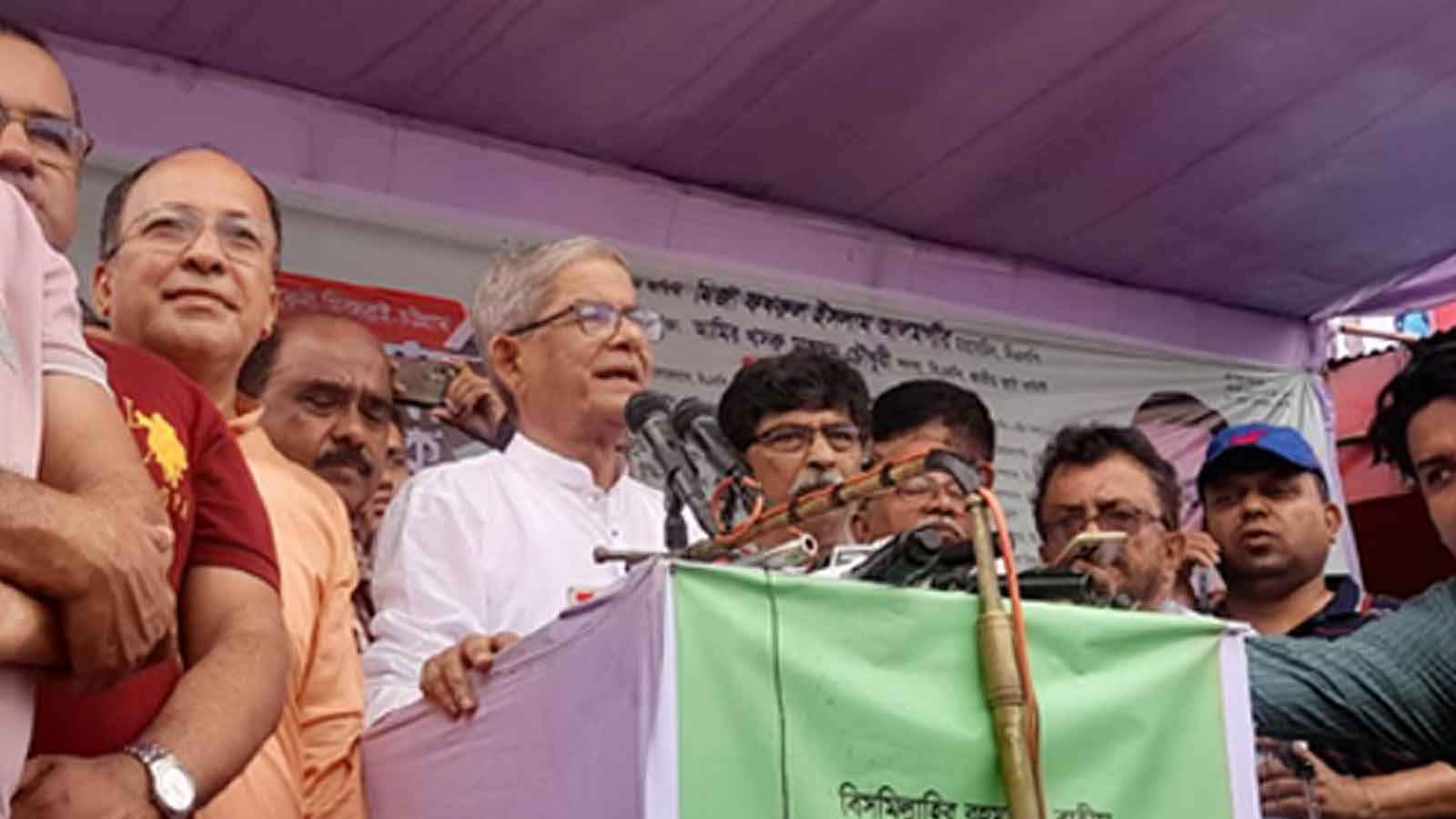 কথা পরিষ্কার, শেখ হাসিনার অধীনে নির্বাচন নয়: ফখরুল