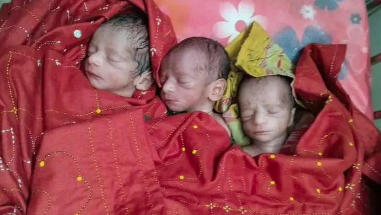 গলাচিপায় স্বাভাবিক প্রক্রিয়ায় তিন সন্তানের জন্ম