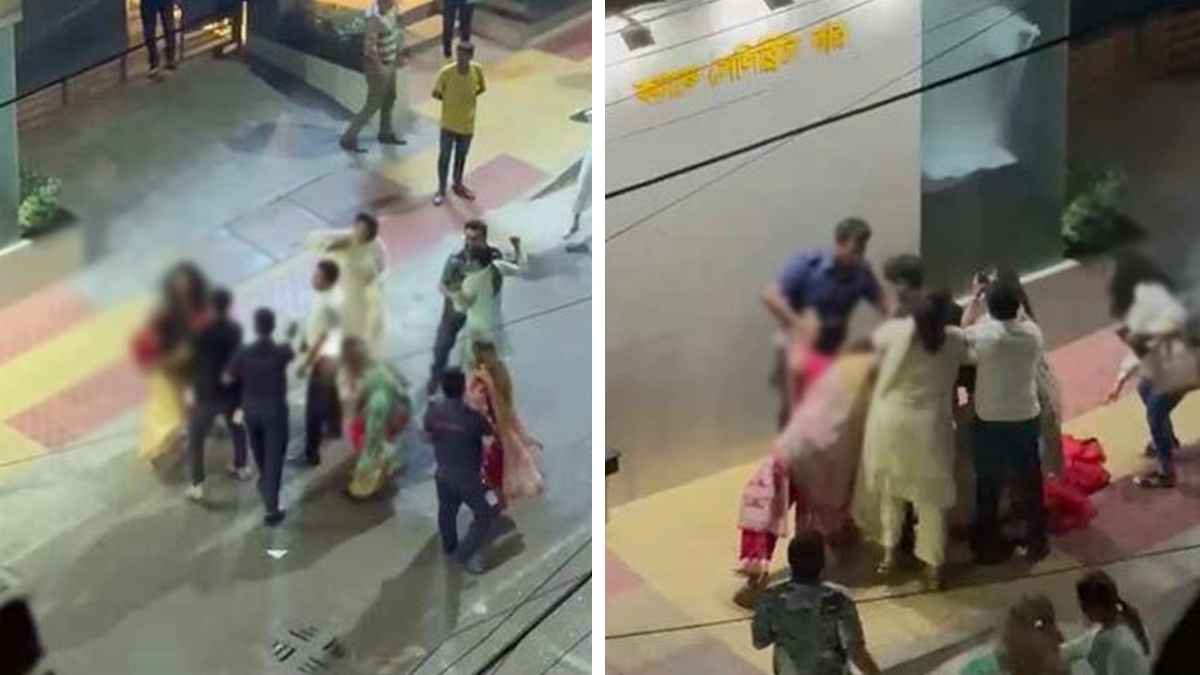 ক্যাফে সেলিব্রিটা বারের সামনে নারীকে মারধর, ৩ নারী গ্রেফতার