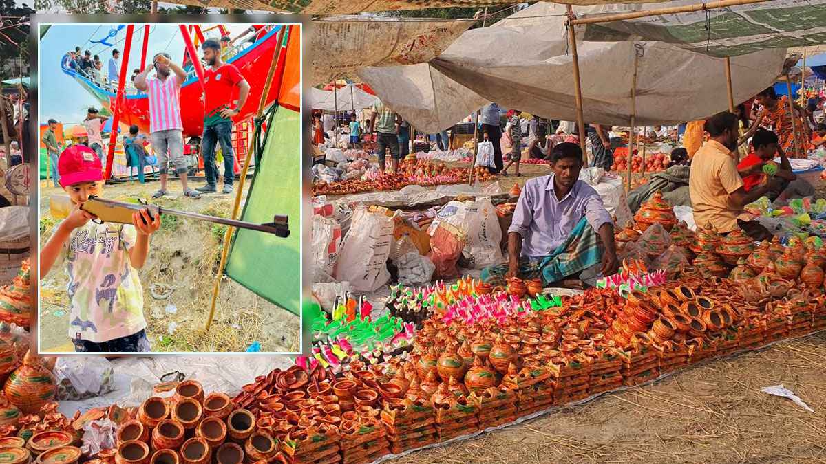 ব্রাহ্মণবাড়িয়ায় ঐতিহ্যবাহী ভাদুঘরের বারুণী মেলা