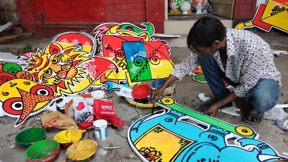 বাংলা বর্ষবরণে রংপুরে চলছে ব্যাপক প্রস্তুতি