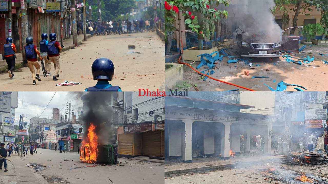 জেলায় জেলায় ব্যাপক সংঘর্ষ, নিহত ১২