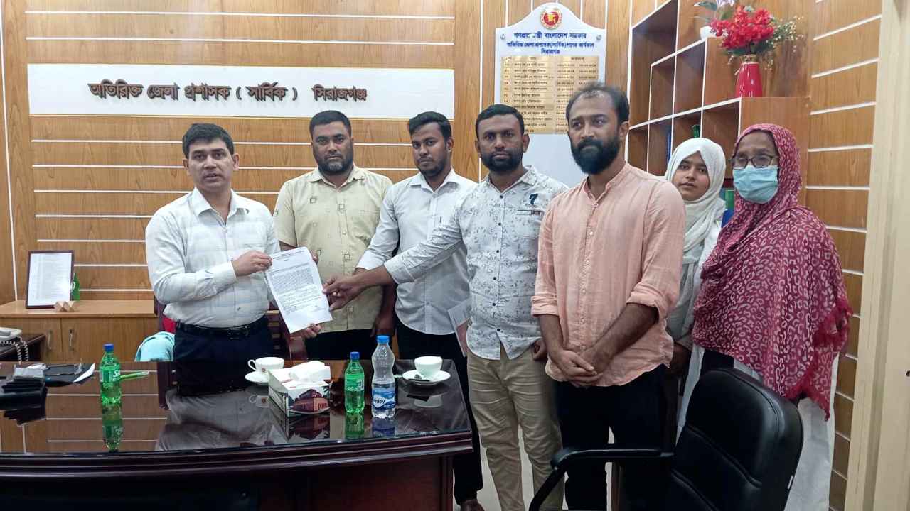 পরিবার পরিকল্পনা অধিদপ্তরে নিয়োগ বিধির দাবিতে স্মারকলিপি